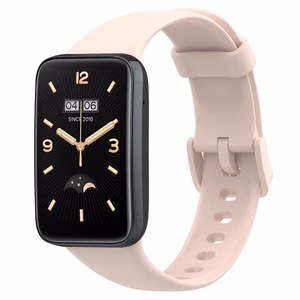 SILIKONIHIHNA MI BAND 7 PRO/ M7 PRO (13). vaalea pinkki