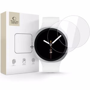 Tech-Protect Glass Fit+ 2 kpl Karkaistu lasi Samsung Galaxy Watch 8 40mm:lle - Läpinäkyvä