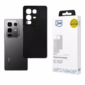 3mk Matt Case Suojakuori Infinix Note 50 Pro -puhelimelle - musta
