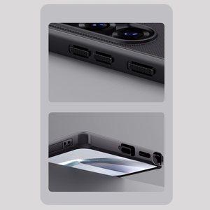 Nillkin Super Frosted Shield Pro Magneettinen Suojakuori Samsung S25 Ultra:lle MagSafe-tuella - musta