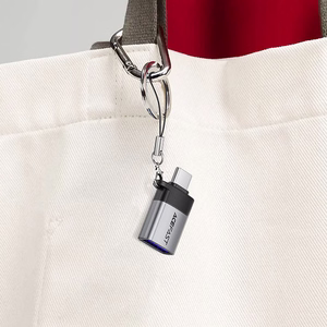 Acefast J7 USB-A - USB-C sovitin - harmaa