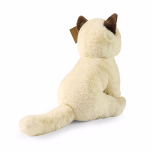Rappa Soft Collection ympäristöystävällinen realistinen istuva ragdoll-kissapehmolelu, 23 cm