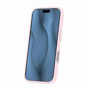 Silicone Thin Mag case for iPhone 16 6,1" light pink