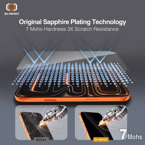 Tel Protect 10X HD DLC Diamond Coating Karkaistu Lasi iPhone 16 Pro Max