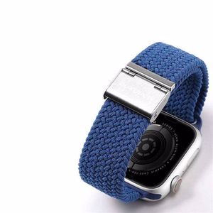 Dux Ducis MIXTURE PRO joustava punottu ranneke Apple Watch 38 / 40 / 41 mm:lle sininen