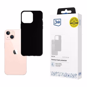 Kotelo iPhone 14:lle 3mk-sarjasta Matt Case - musta