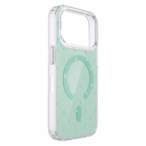 Bubble Dots Mag suojakuori iphone 15 6,1":lle, vihreä