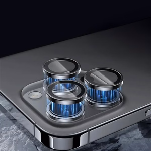 Tel Protect 3D Lens -läpinäkyvät karkaistut suojalasit Apple iPhone 18 Pro- ja iPhone 18 Pro Max -puhelinten kameralinsseille (3 kpl)
