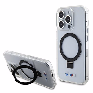 BMW Ring Stand M Collection MagSafe Suojakuori iPhone 15 Pro:lle - läpinäkyvä