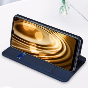 Dux Ducis Skin Pro Holsterin suojus läpällä Realme Narzo 50A musta