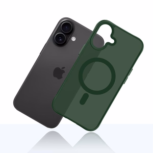 3mk Smoke MagCase iPhone 17:lle vihreä-puoliläpinäkyvä