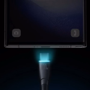 Joyroom Starry series SA32-AC6 100W USB-A / USB-C kaapeli 1m - musta
