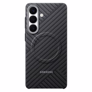 Samsung Carbon Magnet -suojakuori Samsung Galaxy S26+:lle, MagSafe-yhteensopiva - harmaa