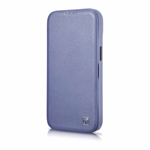 iCarer CE Premium Nahka Folio Case iPhone 14 Pro Magneettinen Flip Nahka Folio Case MagSafe Light Purple (WMI14220714-LP)