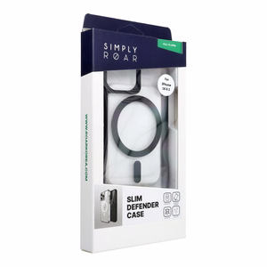 ROAR SLIM DEFENDER Suojakuori MagSafe-yhteensopiva IPHONE 16 musta