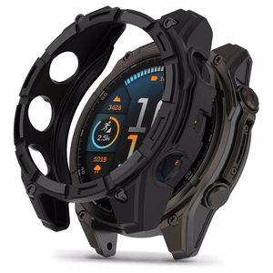 Tech-Protect Defense Air Suojakuori Garmin Fenix 8 51mm:lle - musta