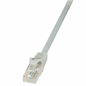 LogiLink CP1022U – Cat 5e U/UTP RJ45 -verkkokaapeli, 0.5 m, harmaa