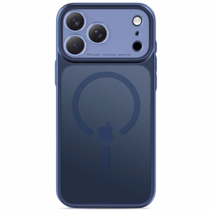 Tech-Protect MagPrime MagSafe CC suojakuori malleille iPhone 18 Pro / 17 Pro, matta tummansininen