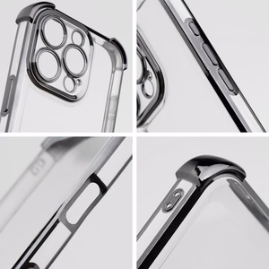 Suojakuori iPhone 16e (SE 4 2025) / 17e:lle Antishock Electro musta