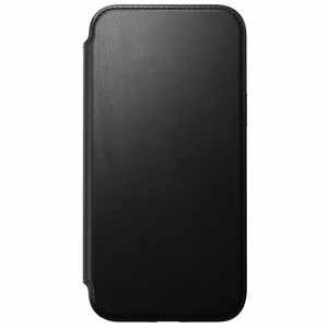 Nomad moderni nahkainen folio-kuori iPhone 15 Plus 6,7' musta