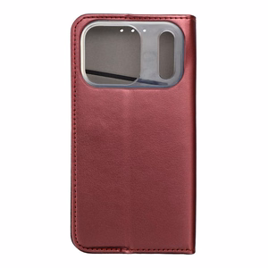SMART MAGNETO Book Suojakuori IPHONE 17 Pro:lle burgundinpunainen
