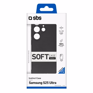 SBS Instinct -suojakuori Samsung Galaxy S25 Ultralle, musta