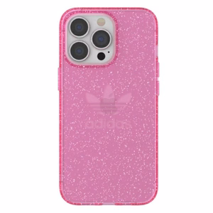Adidas OR Suojaava kirkas kotelo Glitter iPhone 13 Pro / iPhone 13 - vaaleanpunainen
