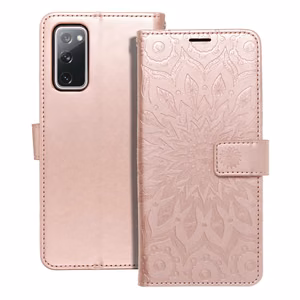 MEZZO Kirjasuojakuori Samsung S20 FE / S20 FE 5G:lle mandala ruusukulta