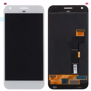 LCD-näyttö Google Pixel XL kosketusnäytöllä valkoinen alkuperäinen (service pack)