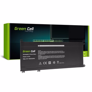 Green Cell -akku 33YDH DE138 malleihin Dell Inspiron G3 3579/3779, G5 5587, G7 7588, 7577, 7773, 7778, 7779, 7786, Latitude 3380/3480/3490/3590