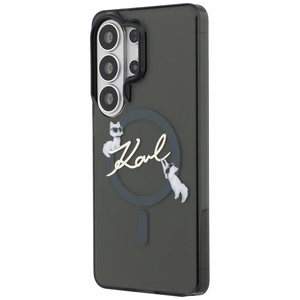 Karl Lagerfeld suojakuori IML KC Script MagSafe Samsung Galaxy S26 Ultra:lle musta