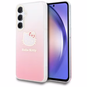 Hello Kitty IML Gradient Electrop Kitty Head Suojakuori Samsung Galaxy A55:lle - Vaaleanpunainen
