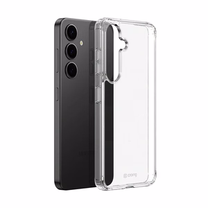 Crong Crystal Shield Cover suojakuori Samsung Galaxy S25 -laitteelle, läpinäkyvä