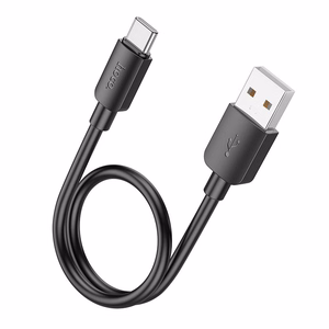 Hoco USB-A - USB-C -kaapeli PD 2,4A 27W 0,25 m X96 musta