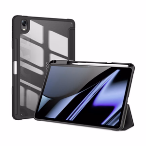 Dux Ducis Toby panssaroitu Flip Smart Case Oppo Pad kynänpidikkeellä Musta