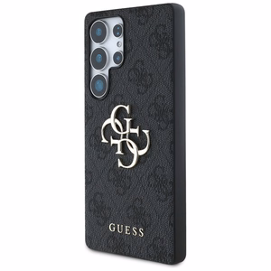 Guess Big 4G Logo Classic Logo Suojakuori Samsung Galaxy S25 Ultralle musta