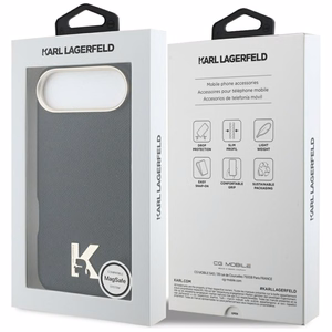 Karl Lagerfeld Karl Head Logo MagSafe Case for iPhone Air - Black