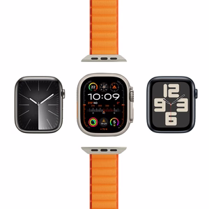 Puro Extreme Nylon Hihna Apple Watch 42 / 44 / 45 / 49 mm:lle - Oranssi