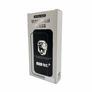 Karkaistu 9D Gorilla -suojalasi Apple iPhone 15 Pro Max -malliin, musta (10 kpl:n pakkaus)
