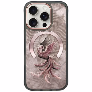 Nimmy Magnetic Fantasy Animal MagSafe Suojakuori iPhone 16 Pro:lle - Rose Gold