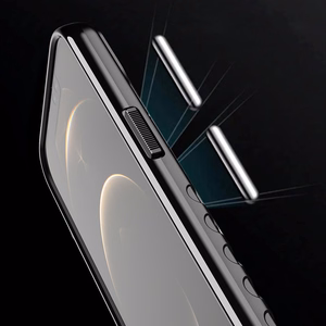 Thunder Case Joustava Kova Rugged Cover TPU Kotelo iPhone 13 mini sininen