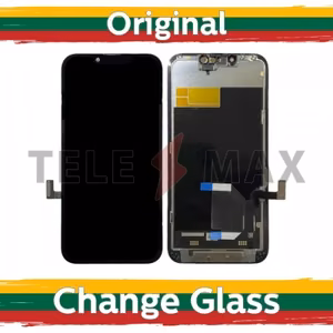 LCD-näyttö yhteensopiva iPhone 13 musta (Uusittu: Telemax)