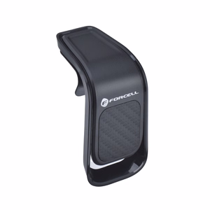 Auton puhelimen pidike Forcell F-Grip Carbon B060 ilmanvaihtoaukkoon musta