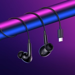 Borofone Earphones BM100 Pro Fuente with microphone Type C (DAC) black