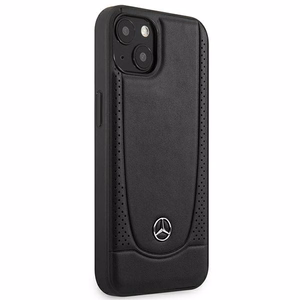 Mercedes MEHCP14MARMBK iPhone 14 Plus 6.7 musta / musta kovakuori Leather Urban