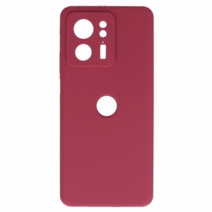 Silicone Lite Case for Motorola Edge 40 5G burgundy