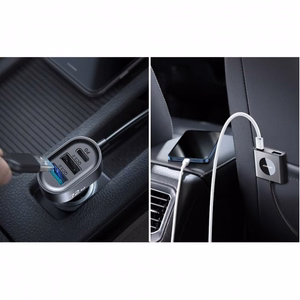 Joyroom JR-CL05 autolaturi, 72W, 2xUSB-C PD ja 3xUSB-A QC3.0, 1,5m, musta
