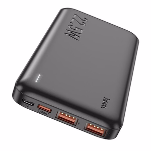 Varavirtalähde (f) Hoco 10000 mAh PD QC 3A 22,5W J101 musta