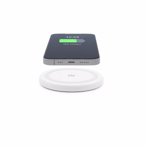 Puro Qi 10 W wireless charging pad for Android and iPhone, white