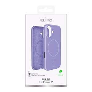 Puro Pulse iPhone 17 polykarbonaatti suojakuori - violetti